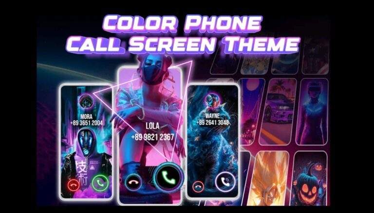 Color Phone Call Screen App